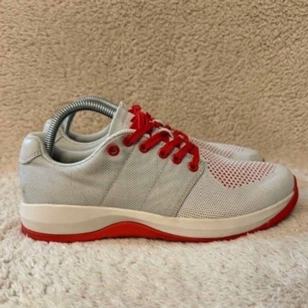 GORUCK Ballistic Trainers Mens 7 Grey Red Athletic Cross Training Shoes Sneakers